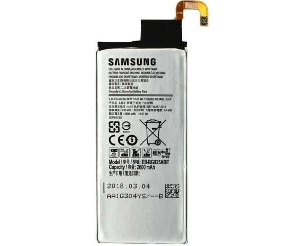 Batterij Original Samsung voor Galaxy S6 Edge, Typ EB-BG925ABE, 2600 mAh, 3.7V