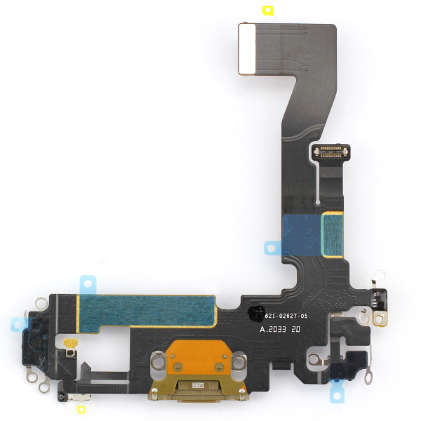 Dock- / Audio-Connector mit Flexkabel, passend für iPhone 12 Pro, gold