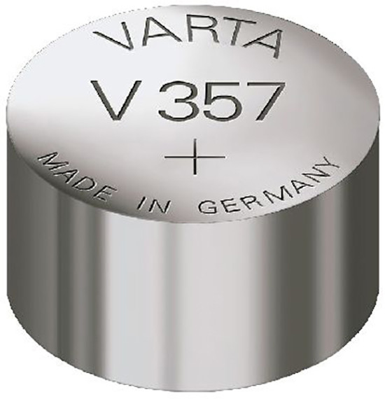 Varta Uhrenbatterie 357, als V357,S05, 228, 280-62, D357, 357, SR44W, 1131SO, SB-B9, J, WS15, SG13