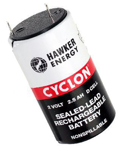 Blei-Batterij Hawker Enersys Cyclon 2.5-2, 2 Volt, 2,5 Ah