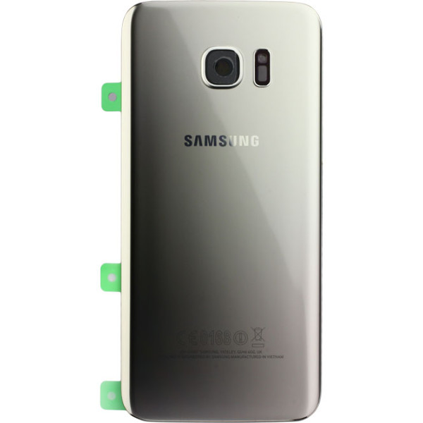 Batterijdeckel voor Samsung Galaxy S7 Edge G935F, silber, als GH82-11346B