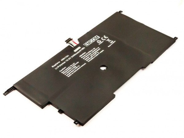 Batterij voor Lenovo ThinkPad X1 Carbon, als 00HW002, 00HW003, 45N1701, 15.2V, 3350 mAh, Li-Polymer