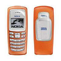 Behuizingsschil Nokia CC-3D voor Nokia 2100, orange