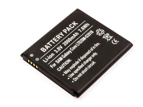 Batterij voor Samsung Galaxy Core LTE G386F, Galaxy Star 2 Plus G350E, als B450BC