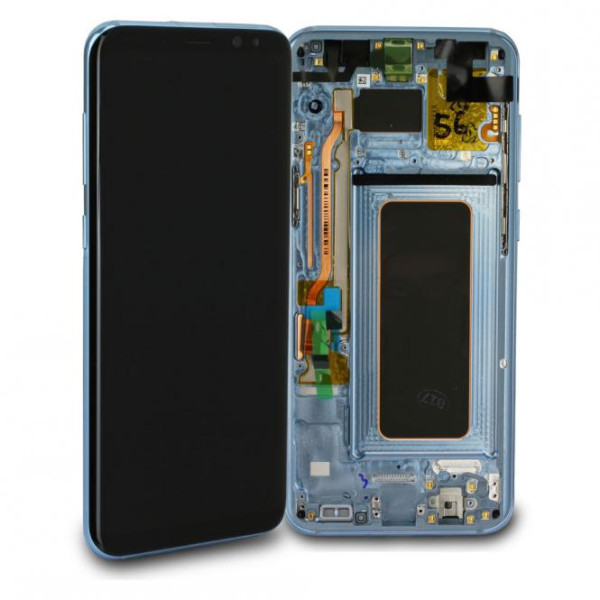 Komplett LCD+ Frontcover mit Touch Panel voor Samsung Galaxy S8 Plus G955F, blau