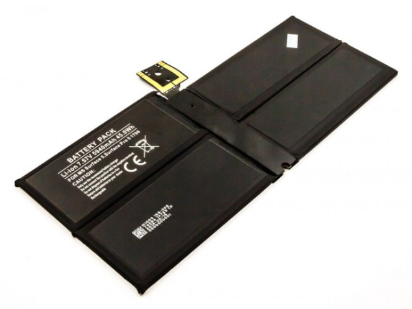 Batterij voor Microsoft Surface Pro 5, Surface Pro 5 1796, als G3HTA038H, 7.57V, 5940mAh, Li-Polymer