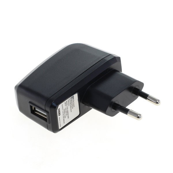 Universal Netz-Lade-USB-Adapter 100-250V, 2A mit Auto ID Funktion, zwart voor Apple, HTC, LG, Nokia