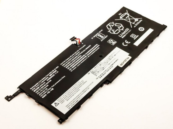 Batterij voor Lenovo ThinkPad X1 Carbon und X1 Yoga, als 00HW028, SB10F46466, 15.2V, 3630 mAh