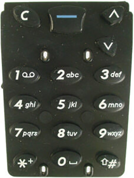 Tastaturmatte Nokia 5110 zwart , durchleuchtend