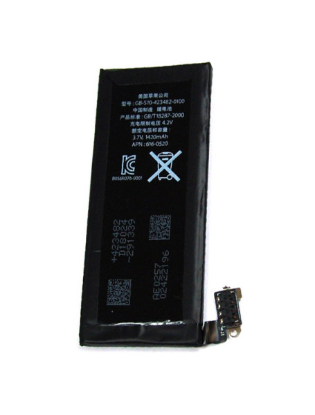 Batterij voor Apple iPhone 4S, is gelijk aan APN 616-0579, 616-0580, 616-0581, 616-0582