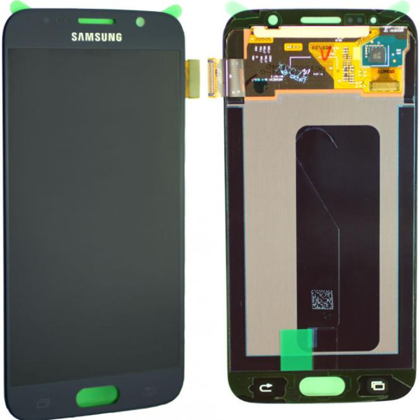 Komplett LCD+ Frontcover für Samsung Galaxy S6 G920F, schwarz, wie GH97-17260A