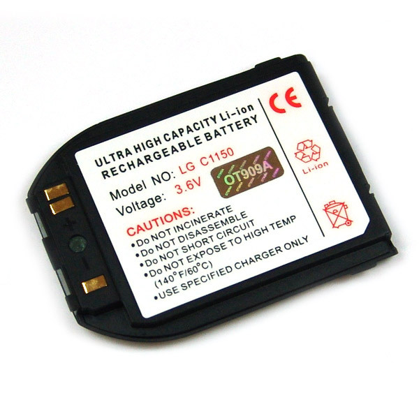 Batterij voor LG C1150, zwart