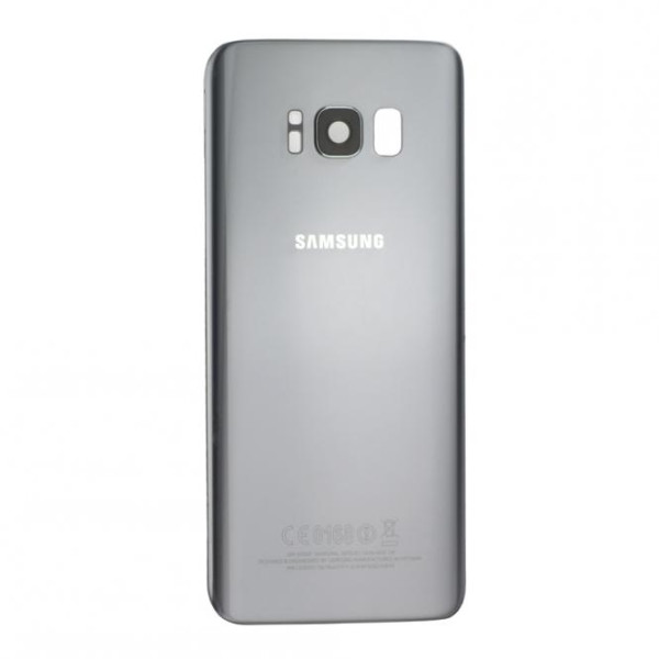 Batterijdeckel voor Samsung Galaxy S8 G950F, Farbe: Silber, swap Artikel
