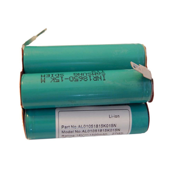 Batterij voor Gardena Turbotrimmer AccuCut 2417, 02417-20, als 2417-00.610.00, Li-Ion, 18 V, 1500 mAh
