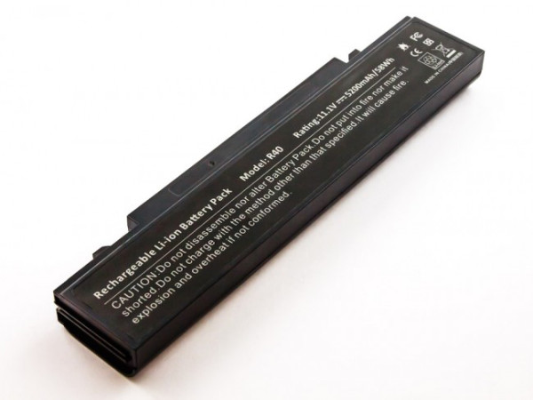Batterij voor Samsung NP P50, P60, R40, R45, R65, R70, X60, als AA-PB2NC3B, 11,1 V, 5200 mAh