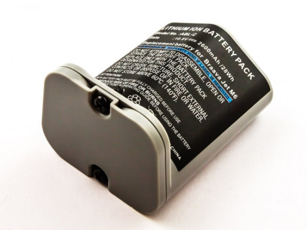 Batterij voor Batterij-Sauger iRobot Braava Jet M6, als ALB-C, M611020, Li-Ion, 10,8 V, 2600 mAh