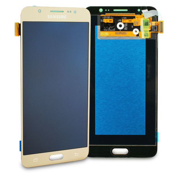 LCD-Kompletteinheit voor Samsung Galaxy J7 2016 J710F, gold