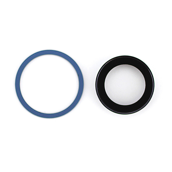 Hauptkamera-Metallring und Linse, passend für iPhone 12 mini, blau