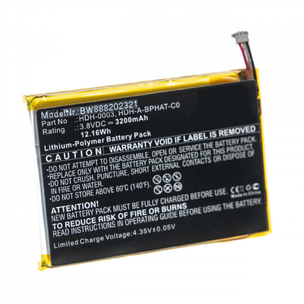 Batterij voor Nintendo Switch Lite, Lite NS, als HDH-003, HDH-A-BPHAT-C0, 3,8 V, 3200 mAh