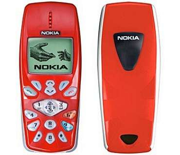 Behuizingsschil Nokia 3510, 3510i, rot, als SKR-200