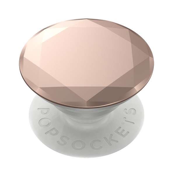 PopSockets PopGrip Metallic Diamond Rose Gold - ausziehbarer Griff voor Handys