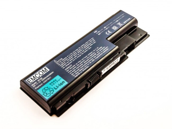 Batterij voor Acer Aspire 5220, 7220 Serie, 893, Extensa 7230, 7630, TravelMate 7230, 11,1V, 5200 mAh