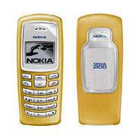 Gehäuseschale Nokia CC-6D für Nokia 2100, gelb