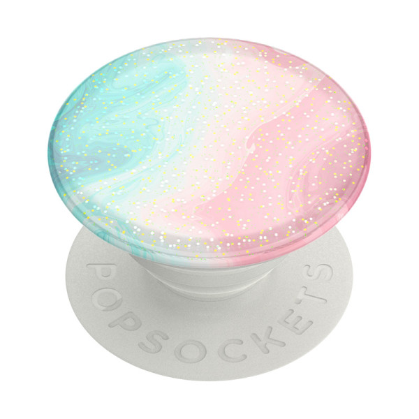 PopSockets PopGrip Glitter Peach Shores - ausziehbarer Griff voor Handys