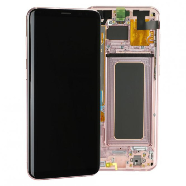 Komplett LCD+ Frontcover mit Touch Panel für Samsung Galaxy S8 Plus G955F, pink