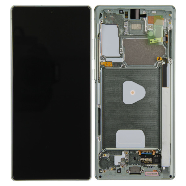 LCD Kompletteinheit inkl. Frontcover voor Samsung Galaxy Note 20 N980F, grün