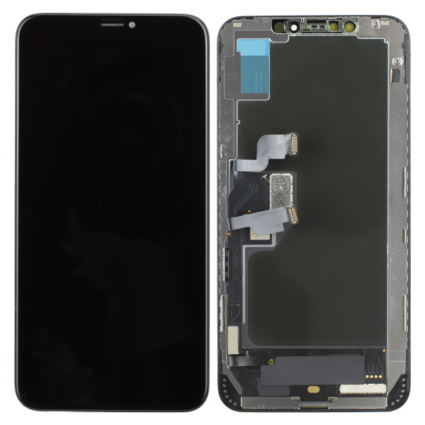 Displayeinheit inkl. Touchscreen voor iPhone XS Max, Hard-OLED A+, zwart