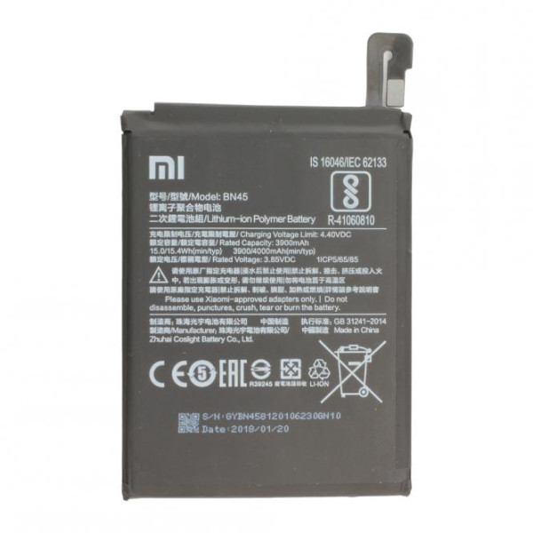 Batterij Original Xiaomi voor Redmi 5 Pro, Redmi Note 5, Mi Note 2, Typ: BN45