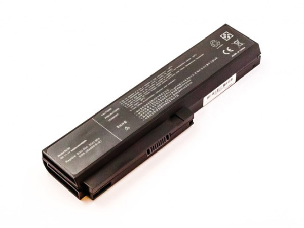 Batterij voor LG E210, R410, R500, E310-M.C225E Series, Hasee HP660 Series, als 916C7830F, 4400 mAh