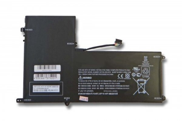 Batterij voor Dell ElitePad 900, 900 G1, als AT02XL, HSTNN-C75C, HSTNN-DB3U, 685368-1C1, 7.4V, 3350mAh