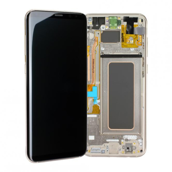 Komplett LCD+ Frontcover mit Touch Panel für Samsung Galaxy S8 Plus G955F, gold