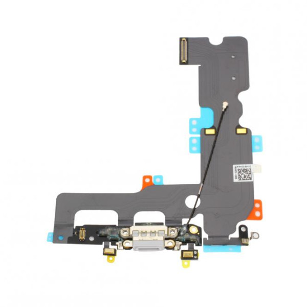 Dock-Connector Lade-Anschluß mit Flexkabel, Audio-Buchse, Mikrofon, voor iPhone 7 Plus, grau