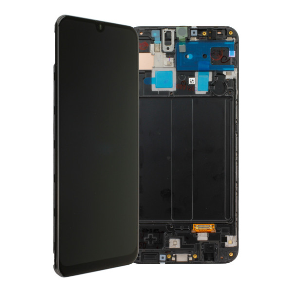 LCD-Kompletteinheit für Samsung Galaxy A30 A305F, schwarz