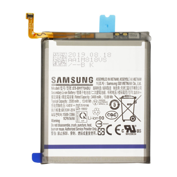 Batterij Original Samsung voor Galaxy Note 10 SM-N970F, Typ EB-BN970ABU