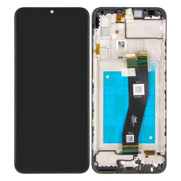 LCD-Kompletteinheit voor Samsung Galaxy A02s A025G, zwart ( EU Vers.)