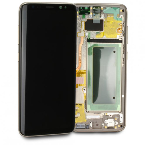 Komplett LCD+ Frontcover mit Touch Panel für Samsung Galaxy S8 G950F, Farbe: Gold