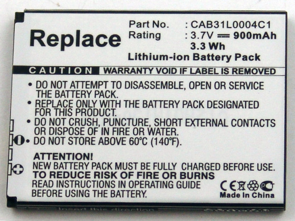 Batterij voor Alcatel One Touch 890, 890D, 891, 979, VF155, als VF555 CAB31L0000C1, CAB31L0004C1