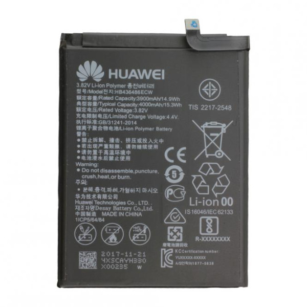 Akku Original Huawei HB436486ECW für Mate 10 Pro, P 20 Pro, 3.82V, 4Ah, Li-Polymer