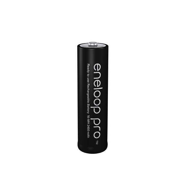 Batterijs Panasonic Eneloop Pro, Mignon, AA, LR6, BK-3HCCE/BF1, 1,2 Volt, Ni-Mh, 2550 mAh, 1 Stück