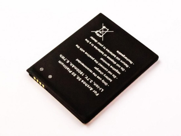 Batterij voor Archos 50 Platinum, als AC50PL