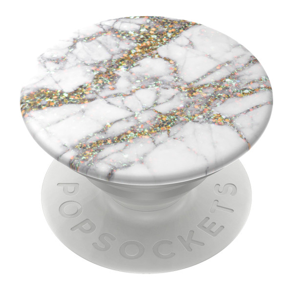 PopSockets PopGrip Gold Sparkle Marble - ausziehbarer Griff voor Handys