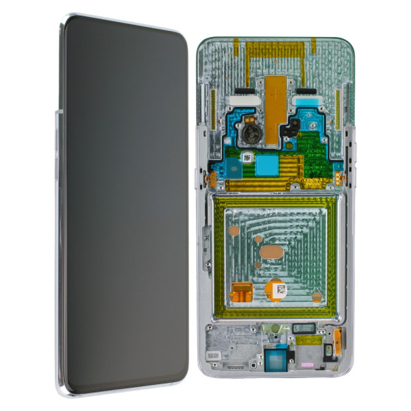 LCD-Kompletteinheit voor Samsung Galaxy A80 A805F, silber