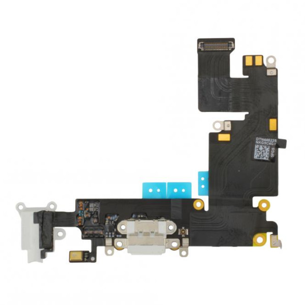 Dock-Connector Lade-Anschluß mit Flexkabel, Lautsprecher-Audio-Buchse für Apple iPhone 6 Plus, weiß