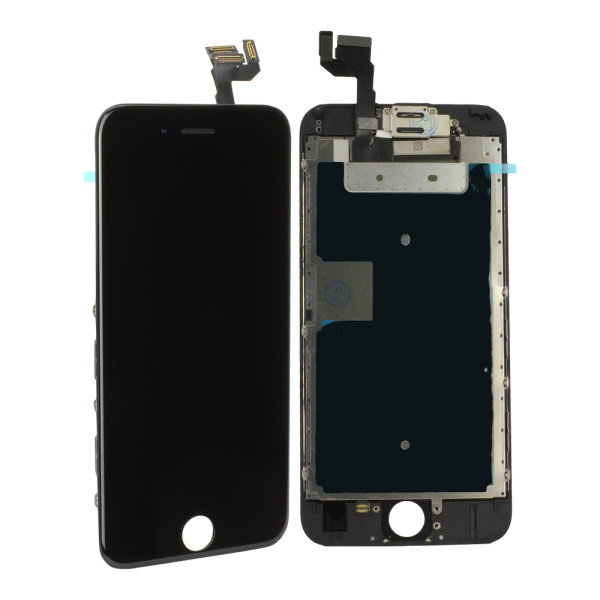 LCD-Displayeinheit inkl. Touchscreen, Full Set, für Apple iPhone 6S, schwarz, refurbished