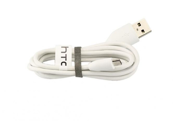 USB-Datenkabel Original HTC DC M410 Micro-USB, weiß voor HTC Desire, 200, 300, 310, 316, 320, 500