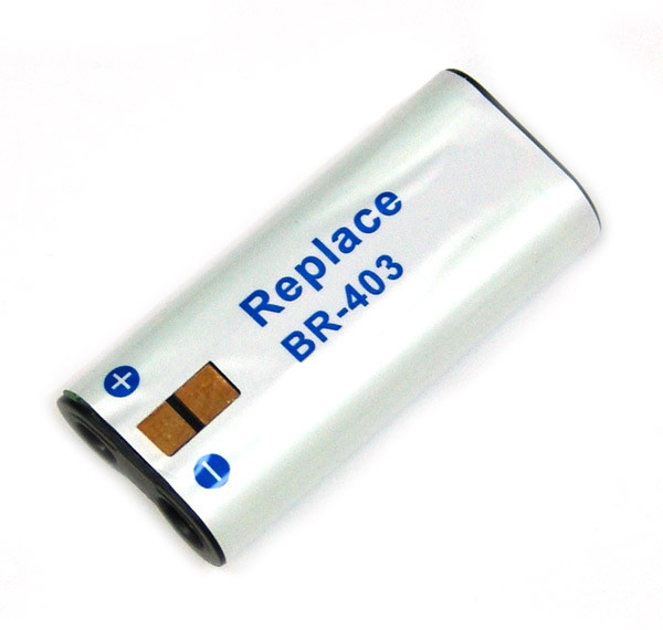 Batterij als Olympus BR-402, BR-403 voor Digital Voice Recorder / Diktiergerät DS2300, 3300, 4000, 5000id